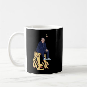 Vintage Photograp Marcelo Bielsa Sitting On A Shin Coffee Mug