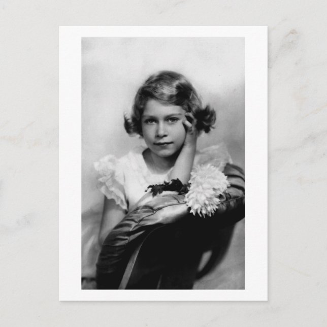 Vintage photograph Princess Elizabeth Postcard (Front)