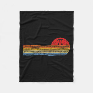 Vintage Pi Day 3.14 - Funny Math Teacher Student G Fleece Blanket