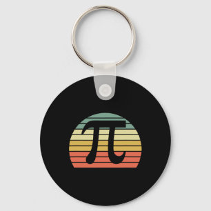 Vintage Pi Day Math 3.14 Nerd Geek Cute Retro Gift Keychain