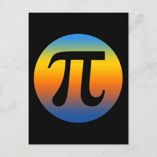 VINTAGE PI DAY POSTCARD