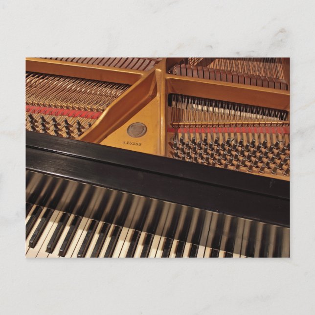 Vintage Piano Postcard (Front)