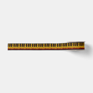 Vintage Piano Ribbon Grosgrain Ribbon