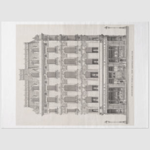 Vintage Piccadilly London Architecture Decoupage Tissue Paper