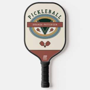 Vintage Pickleball Paddle Template