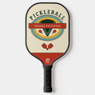 Vintage Pickleball Paddle Template