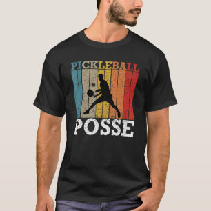 Vintage Pickleball Posse Funny Quote For Picklebal T-Shirt