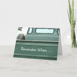 vintage Pickup Truck2 #1- customize Card