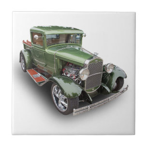 VINTAGE PICKUP TRUCK TILE
