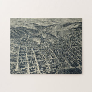 Vintage Pictorial Map of Frostburg MD (1905) Jigsaw Puzzle