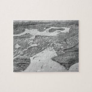 Vintage Pictorial Map of Seattle (1908) Jigsaw Puzzle