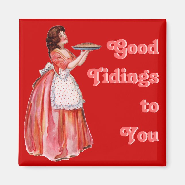 Vintage Pie Maker Magnet (Front)