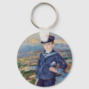 Vintage Pierre Auguste Renoir Sailor Boy Keychain