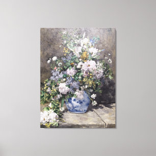 Vintage Pierre Auguste Renoir Spring Bouquet Canvas Print