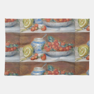 Vintage Pierre Auguste Renoir Strawberries Kitchen Towel
