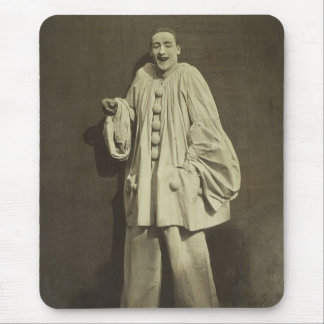 Vintage Pierrot Clown Mouse Pad