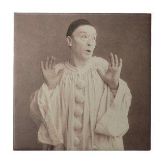 Vintage Pierrot Clown Tile