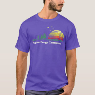 Vintage Pigeon Forge Tennessee Sunset Souvenir T-Shirt