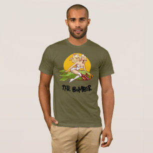 Vintage Pin-Up Bomber Nose Art Golf Dad The Bomber T-Shirt