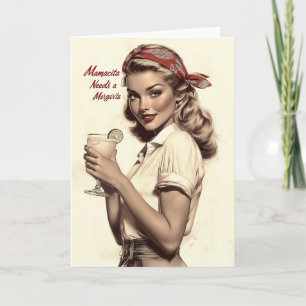 Vintage Pin-Up Style: Mamacita Needs a Margarita Invitation