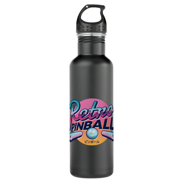 Vintage PINBALL 710 Ml Water Bottle (Front)