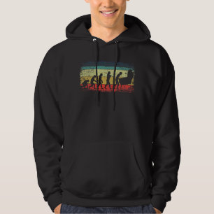 Vintage Pinball Evolution Pinball Player Retro Hoodie