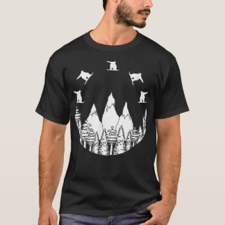 Vintage Pine Snowboard Snowboarding Gift _1 T-Shirt
