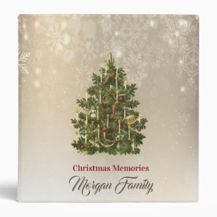 Vintage Pine Tree Binder