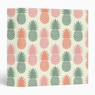 Vintage Pineapple Pattern 2 Binder