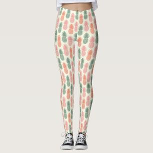 Vintage Pineapple Pattern 2 Leggings