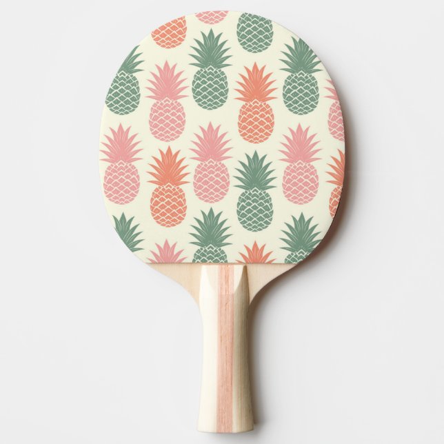 Vintage Pineapple Pattern 2 Ping Pong Paddle (Front)