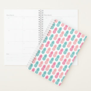 Vintage Pineapple Pattern Planner