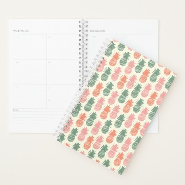 Vintage Pineapple Pattern Planner (Display)