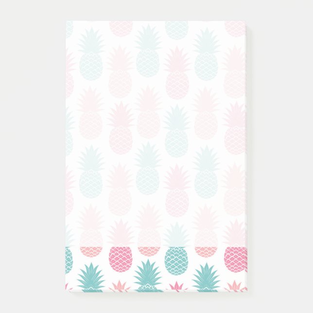 Vintage Pineapple Pattern Post-it Notes (Front)