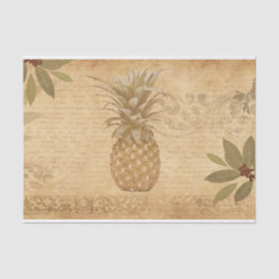 Vintage pineapple tissue paper
