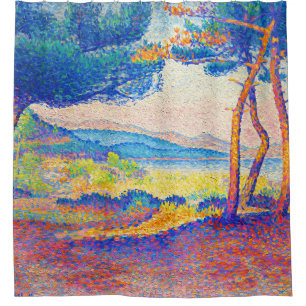 Vintage Pines Along the Shore (1896) painting