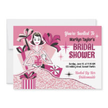 Vintage Pink + Black Bridal Shower 