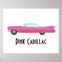 Vintage Pink Cadillac