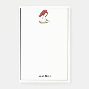 Vintage Pink Flamingo #1 Post-it Notes