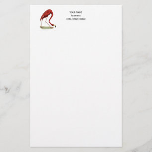 Vintage Pink Flamingo #1 Stationery