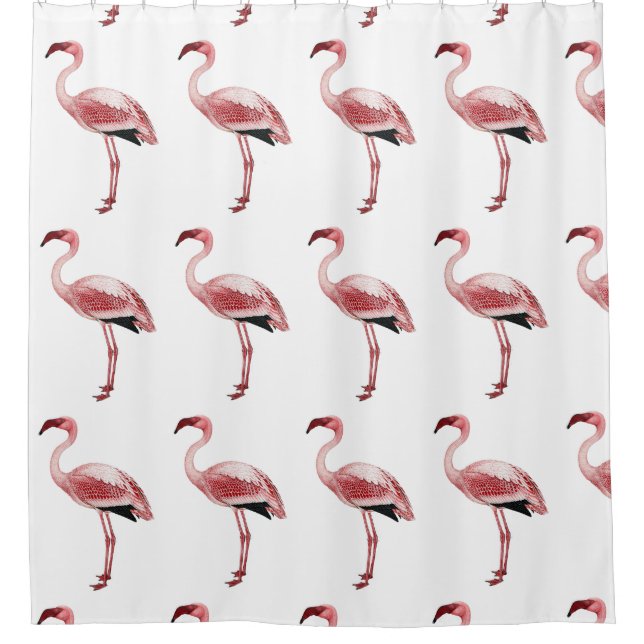 Vintage Pink Flamingo Painting (Front)