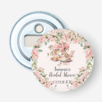 Vintage Pink Floral High Tea Party Bridal Shower