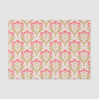 Vintage Pink Floral Seamless Pattern | Shabby Chic Tissue Paper