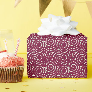 Vintage Pink Geometric Abstract  Wrapping Paper