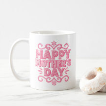 Vintage Pink Happy Mothers Day
