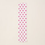 Vintage pink heart polkadot pattern chiffon scarf<br><div class="desc">Vintage pink heart polkadot pattern chiffon scarf for neck or head. Custom thin transparent scarves for women. Available in different sizes, colours and shapes. Long or square shaped. Customizable background colour. Pretty print with rustic love symbol. Cute Birthday gift idea for mom, sister, aunt, grandma, wife, girlfriend, mother, coworker, friend...</div>