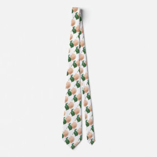 Vintage Pink Hydrangea Hortensia Flower by Redoute Tie
