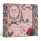 Vintage Pink Paris Collage binder
