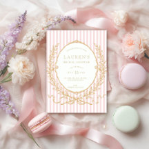 Vintage Pink Paris Glam Bridal Shower