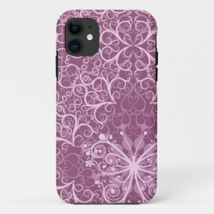 Vintage Pink Pattern iPhone 11 Case
